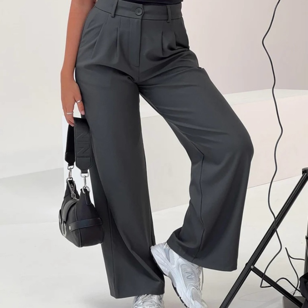 Dark Grey Trousers (Archer Pant) (Petite)